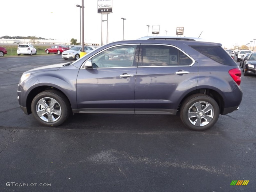 2013 Equinox LTZ - Atlantis Blue Metallic / Light Titanium/Jet Black photo #8