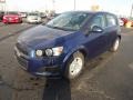 2013 Blue Topaz Metallic Chevrolet Sonic LT Hatch  photo #1