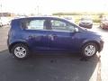 2013 Blue Topaz Metallic Chevrolet Sonic LT Hatch  photo #4