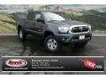 2013 Magnetic Gray Metallic Toyota Tacoma V6 SR5 Double Cab 4x4  photo #1