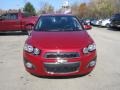 2013 Crystal Red Tintcoat Chevrolet Sonic LTZ Sedan  photo #9