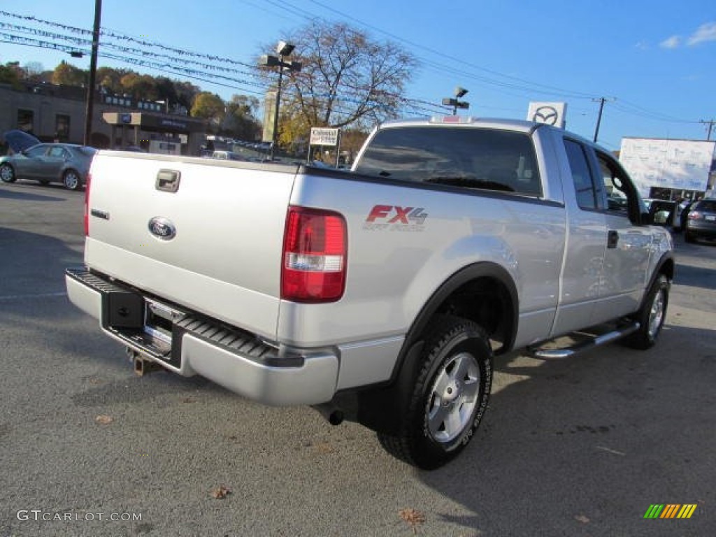 2004 F150 FX4 SuperCab 4x4 - Silver Metallic / Dark Flint photo #6