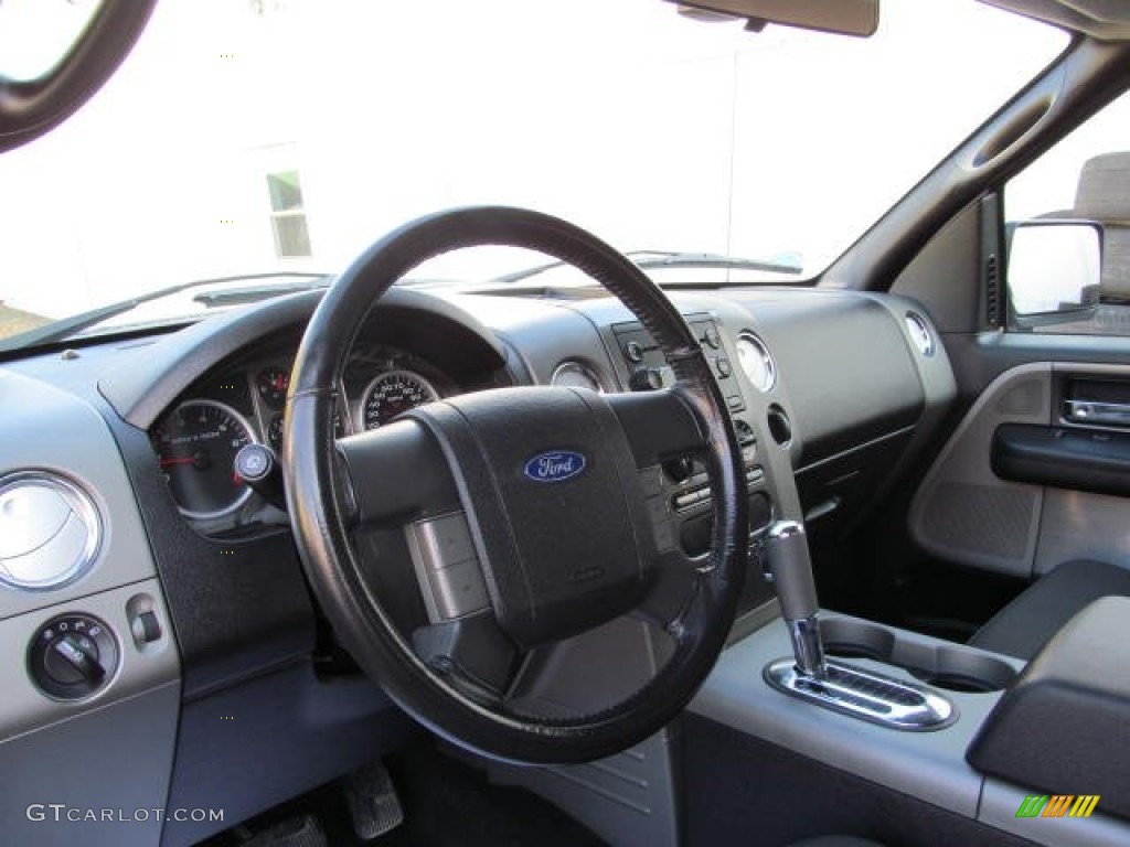 2004 F150 FX4 SuperCab 4x4 - Silver Metallic / Dark Flint photo #13