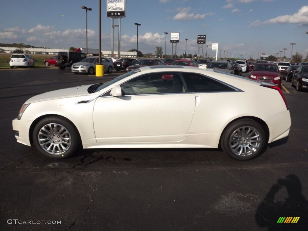 White Diamond Tricoat 2013 Cadillac CTS Coupe Exterior Photo #72786627