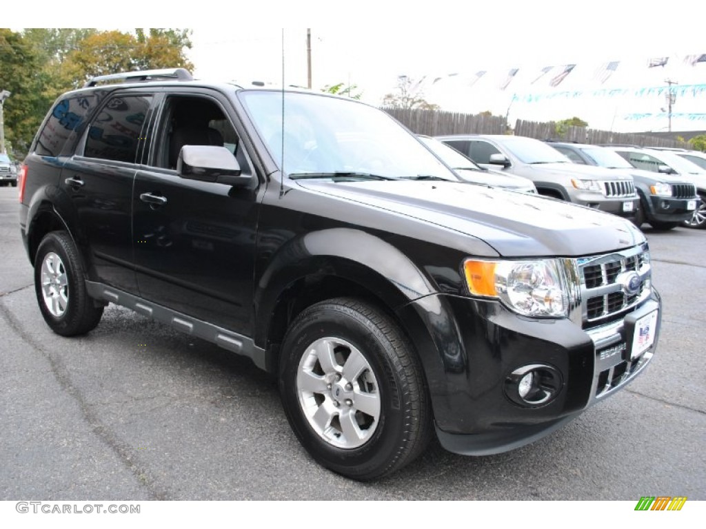 2011 Escape Limited V6 - Tuxedo Black Metallic / Charcoal Black photo #7