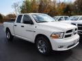 2012 Bright White Dodge Ram 1500 Express Quad Cab 4x4  photo #2
