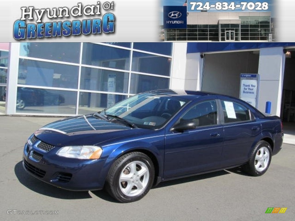 2005 Stratus SXT Sedan - Midnight Blue Pearl / Dark Slate Gray photo #1