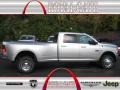 2012 Bright Silver Metallic Dodge Ram 3500 HD Lone Star Crew Cab 4x4 Dually  photo #1