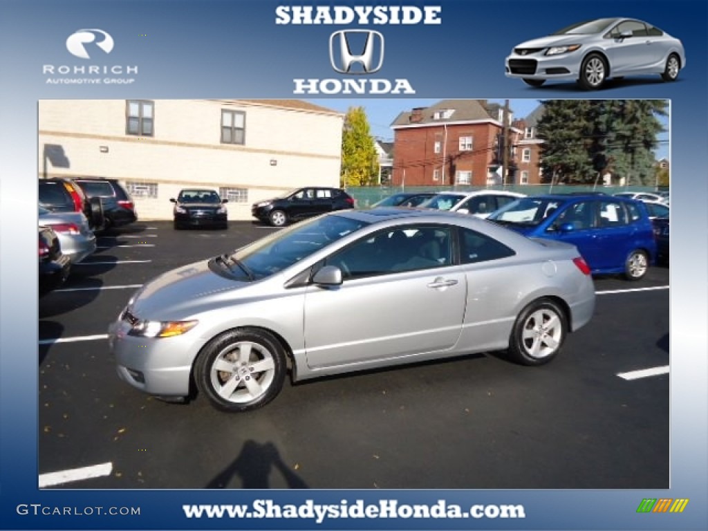 Alabaster Silver Metallic Honda Civic