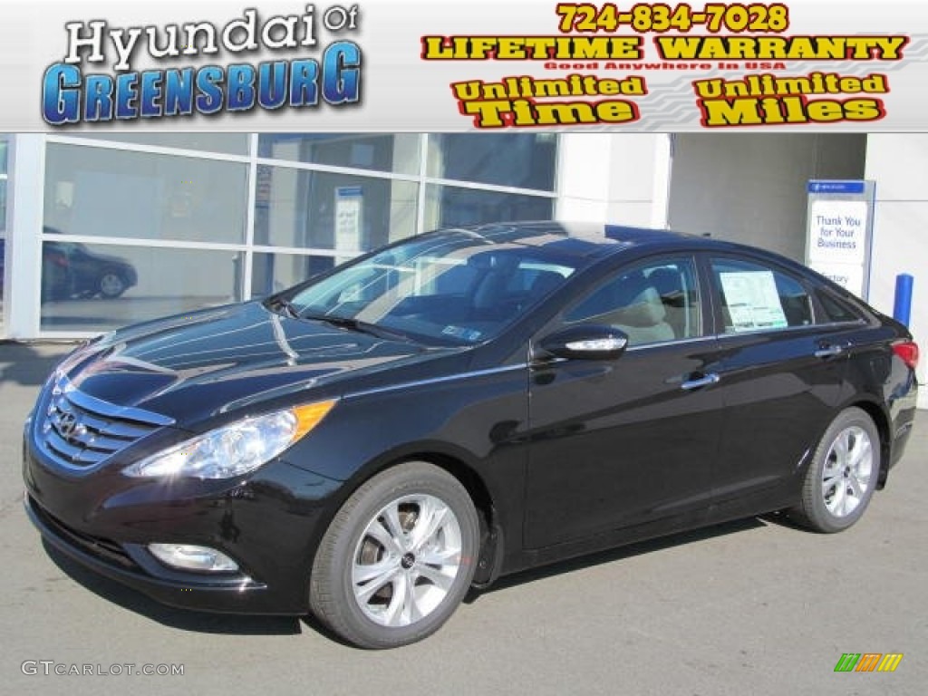 Midnight Black Hyundai Sonata