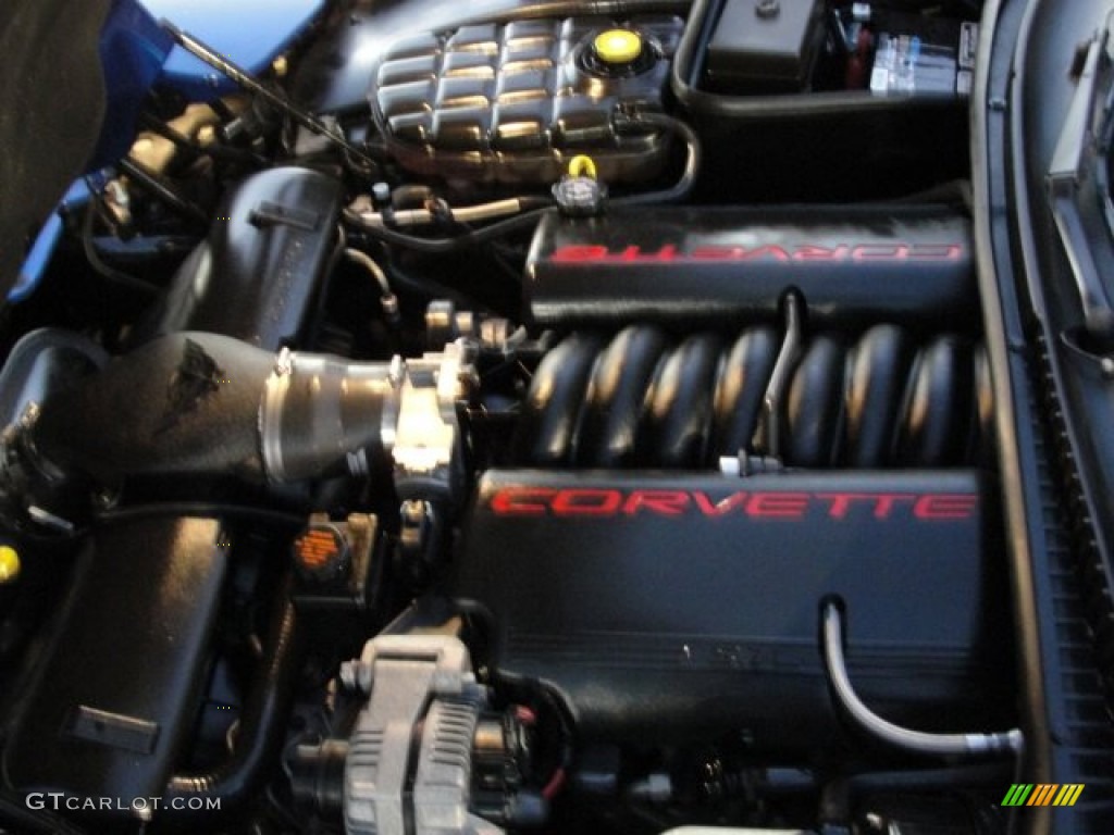 2002 Corvette Coupe - Electron Blue Metallic / Black photo #12