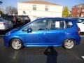 Vivid Blue Pearl 2007 Honda Fit Sport Exterior