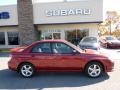 2007 Garnet Red Pearl Subaru Impreza 2.5i Sedan  photo #12