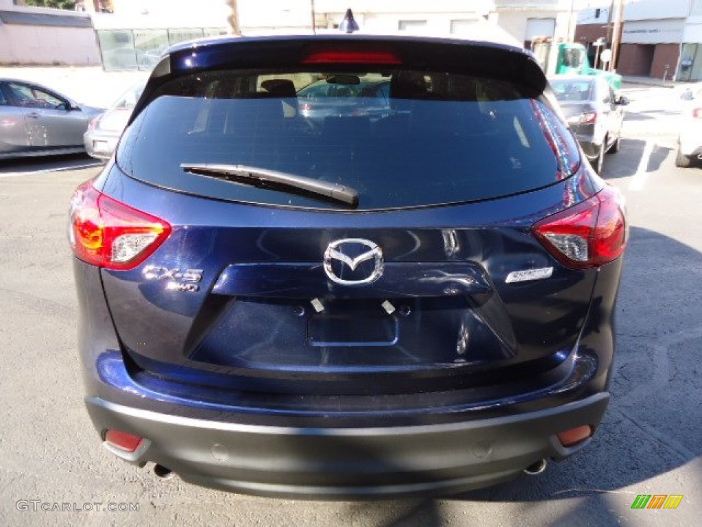 2013 CX-5 Touring AWD - Stormy Blue Mica / Sand photo #4
