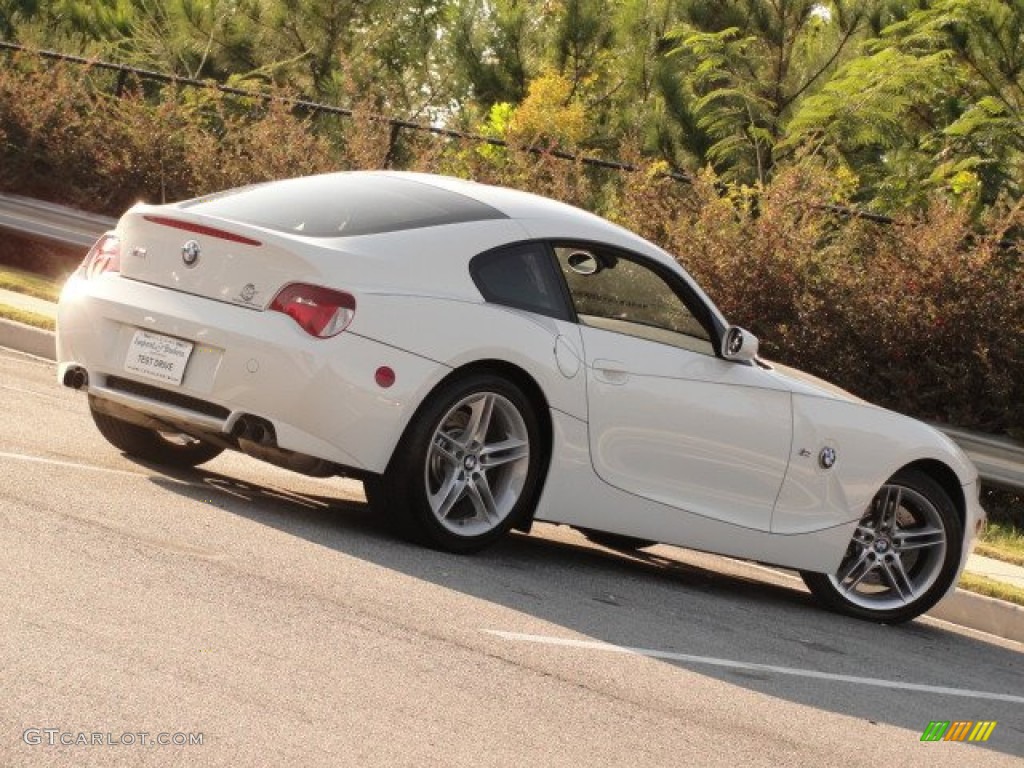 2007 M Coupe - Alpine White / Sepang Light Bronze photo #5