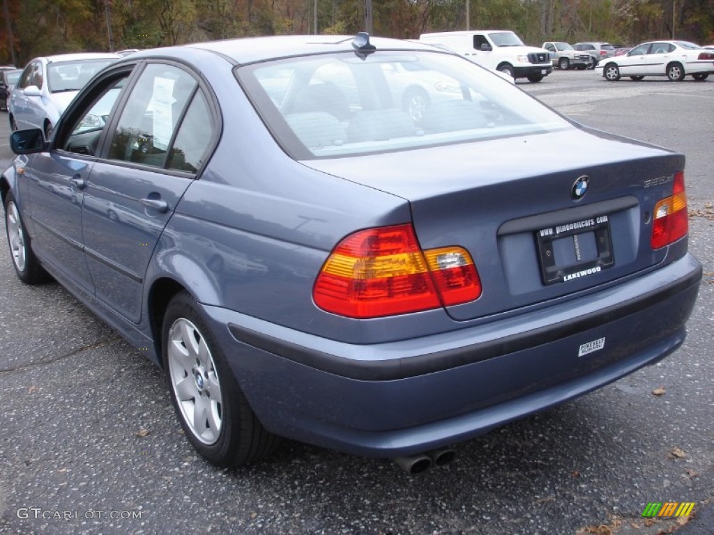 2004 3 Series 325xi Sedan - Steel Blue Metallic / Grey photo #6