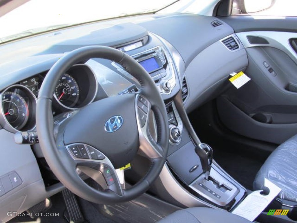 2013 Elantra Limited - Black / Gray photo #6