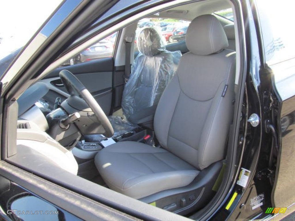 2013 Elantra Limited - Black / Gray photo #7