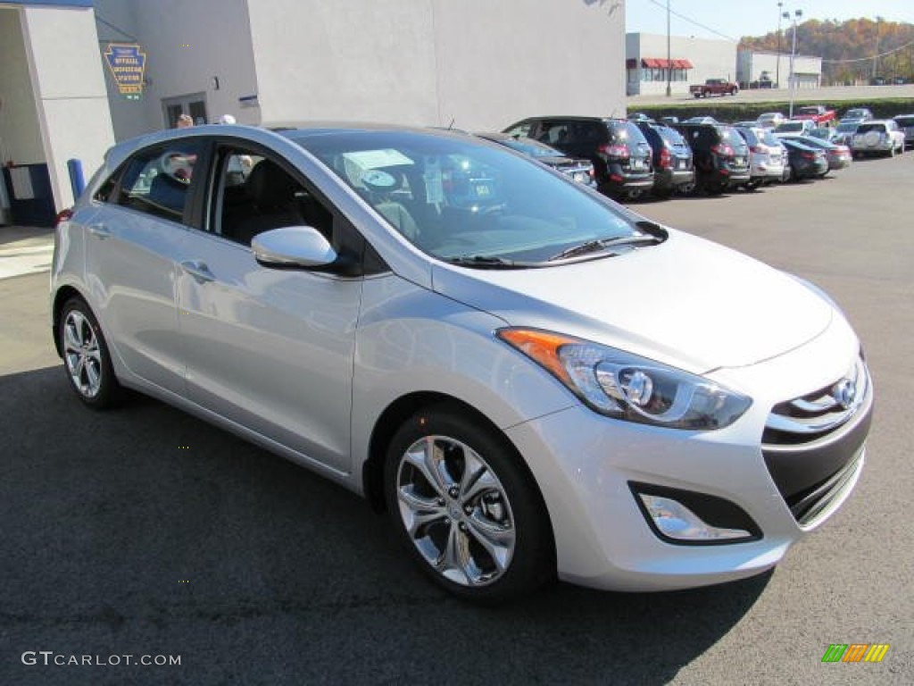 2013 Elantra GT - Silver / Black photo #3