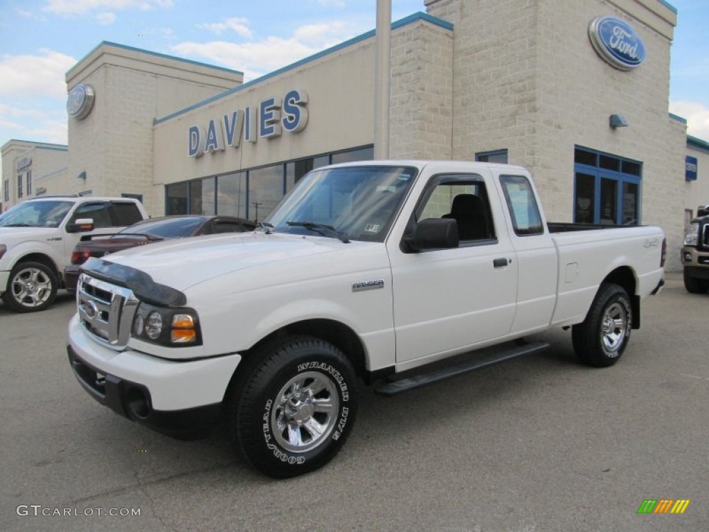 2008 Ranger XLT SuperCab 4x4 - Oxford White / Medium Dark Flint photo #1