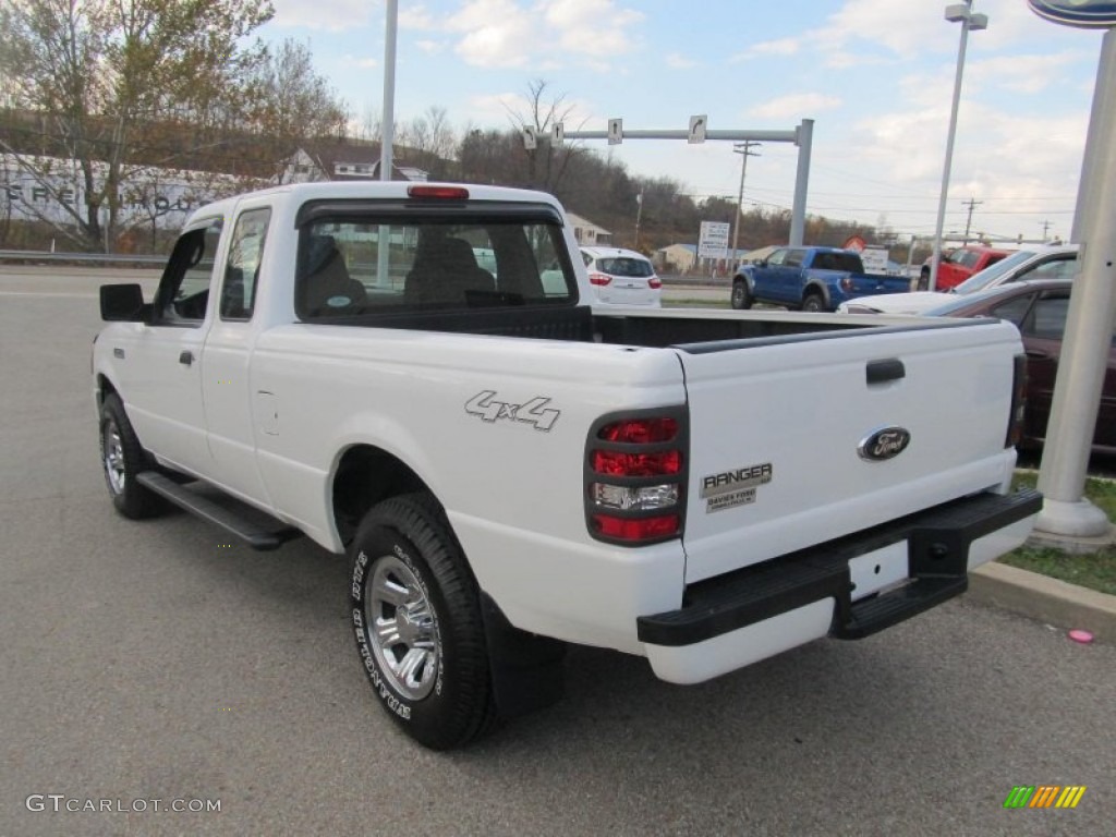 2008 Ranger XLT SuperCab 4x4 - Oxford White / Medium Dark Flint photo #3