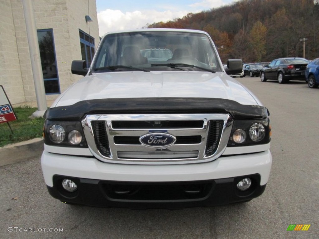 2008 Ranger XLT SuperCab 4x4 - Oxford White / Medium Dark Flint photo #7