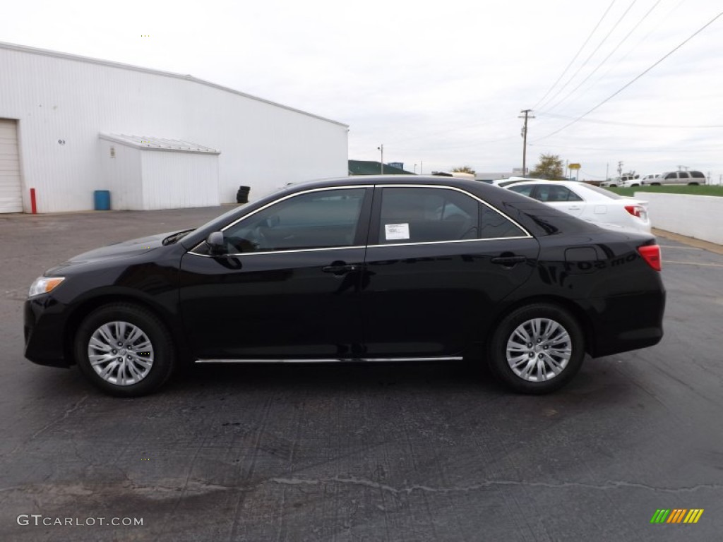 2012 Camry LE - Attitude Black Metallic / Ivory photo #4