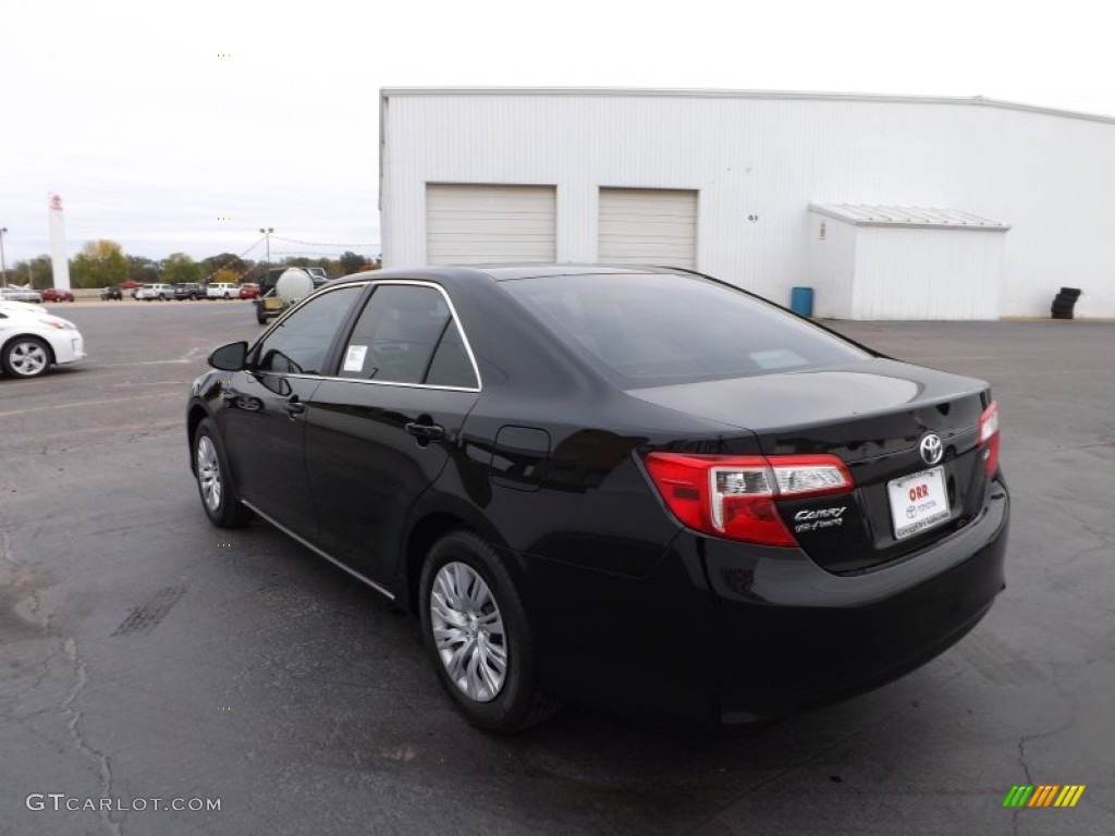 2012 Camry LE - Attitude Black Metallic / Ivory photo #5