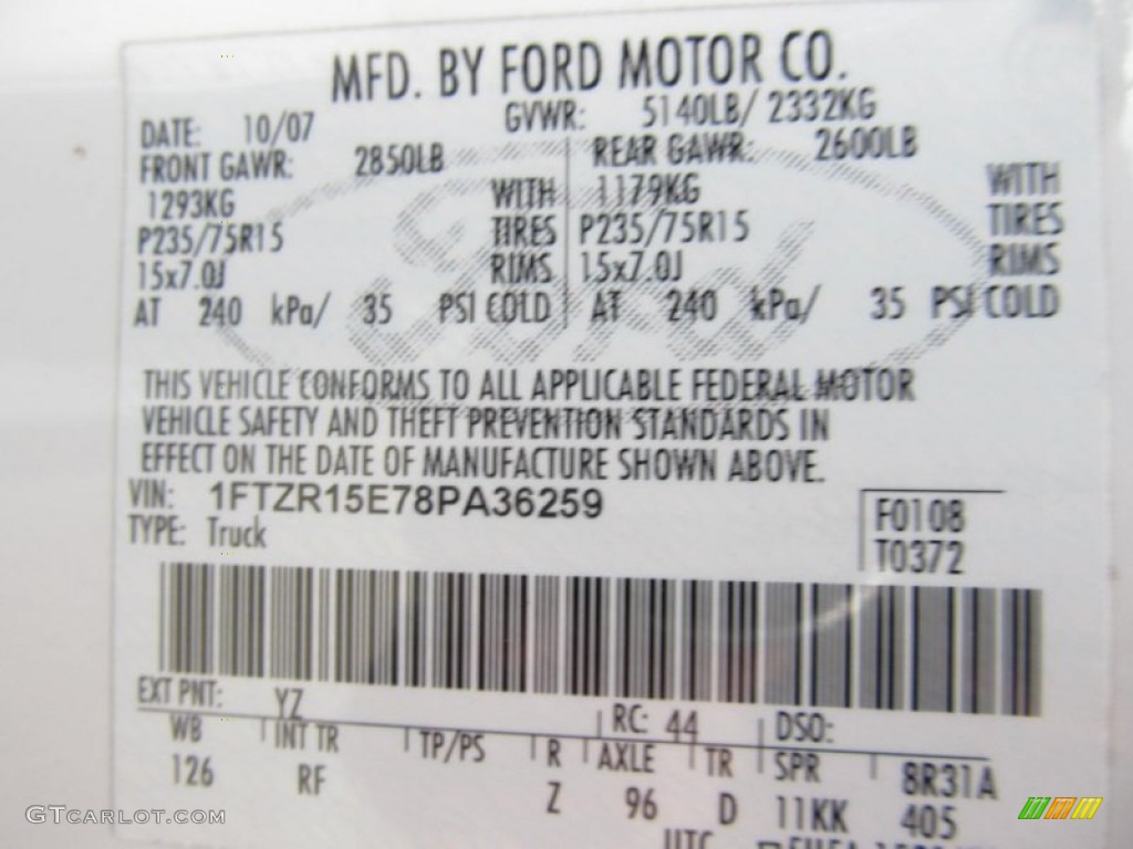 2008 Ranger XLT SuperCab 4x4 - Oxford White / Medium Dark Flint photo #14