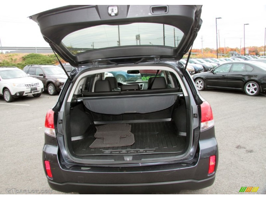 2011 Outback 2.5i Limited Wagon - Graphite Gray Metallic / Off Black photo #8