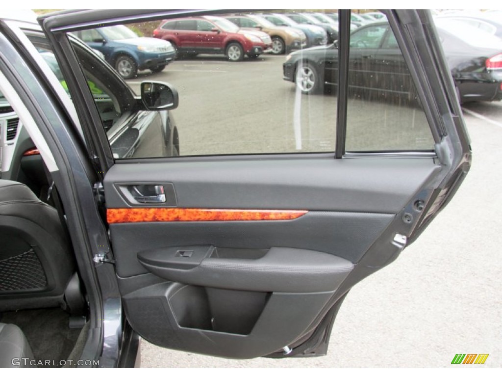 2011 Outback 2.5i Limited Wagon - Graphite Gray Metallic / Off Black photo #19