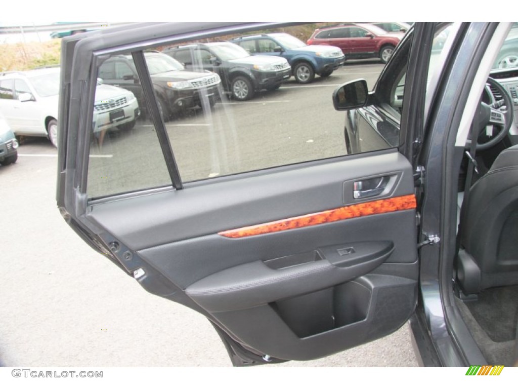 2011 Outback 2.5i Limited Wagon - Graphite Gray Metallic / Off Black photo #21