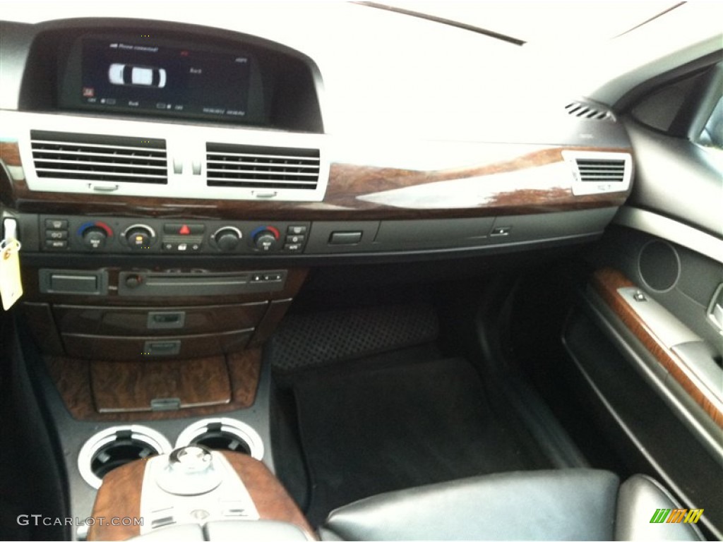 2005 7 Series 745Li Sedan - Jet Black / Black/Black photo #10