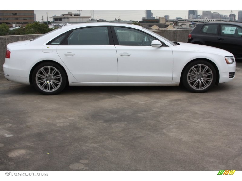 Ibis White 2012 Audi A8 L 4.2 quattro Exterior Photo #72800458