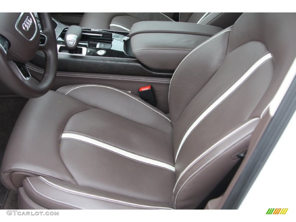 2012 Audi A8 L 4.2 quattro Front Seat Photo #72800675
