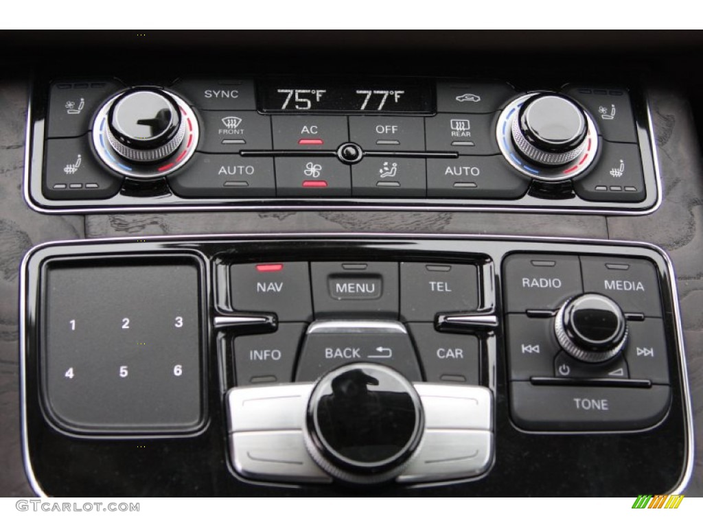 2012 Audi A8 L 4.2 quattro Controls Photo #72800788