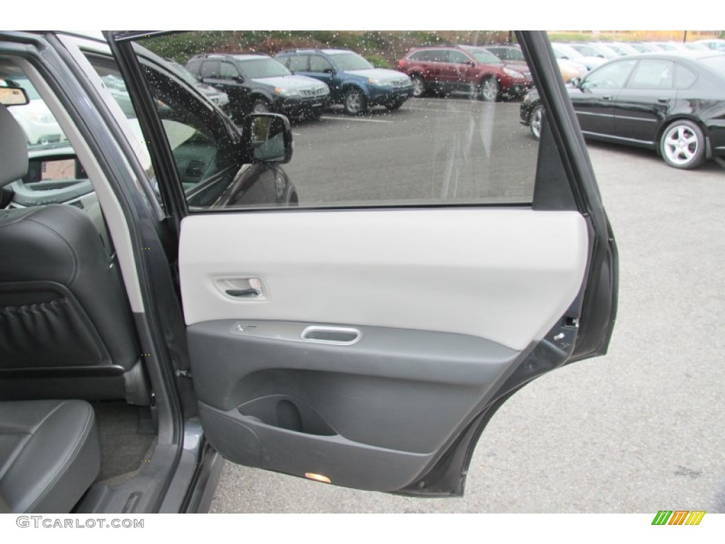 2009 Subaru Tribeca Limited 7 Passenger Slate Gray Door Panel Photo #72801481