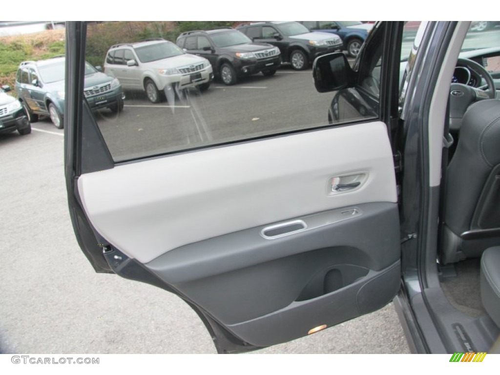 2009 Subaru Tribeca Limited 7 Passenger Slate Gray Door Panel Photo #72801505