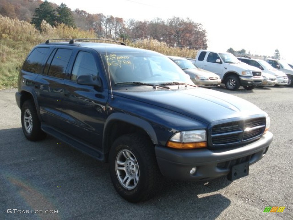 2003 Durango SXT 4x4 - Patriot Blue Pearlcoat / Dark Slate Gray photo #1