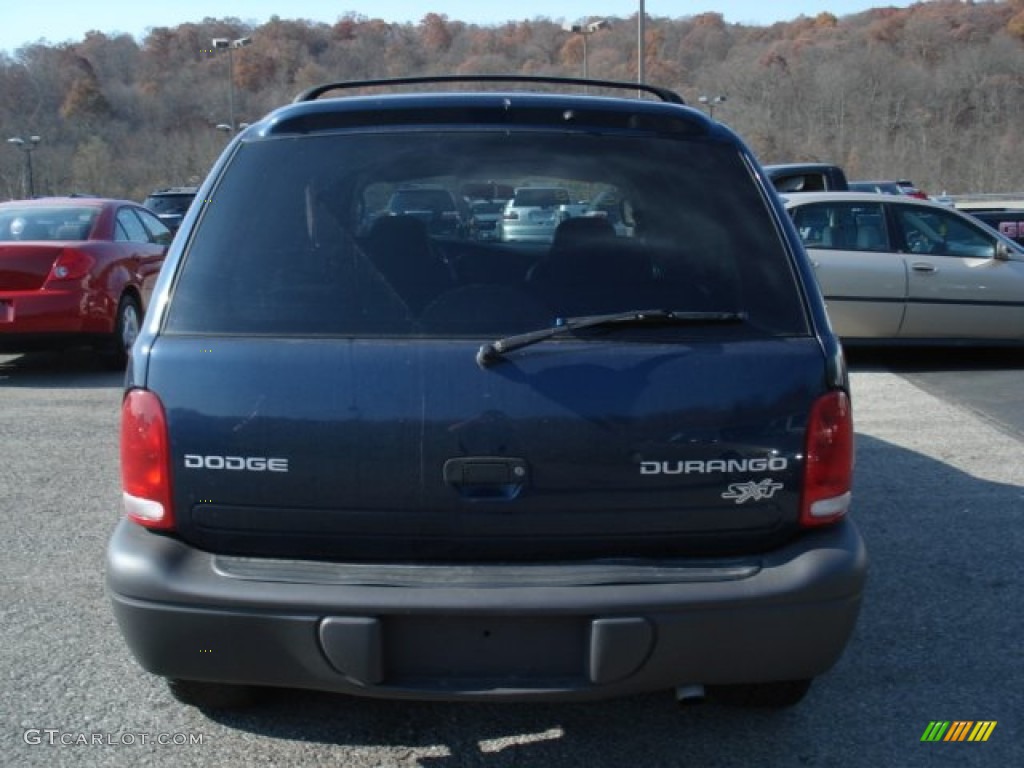 2003 Durango SXT 4x4 - Patriot Blue Pearlcoat / Dark Slate Gray photo #5