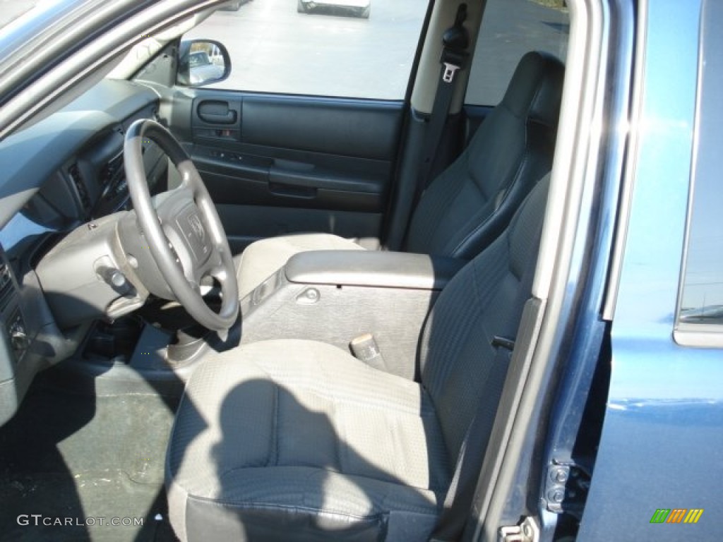 2003 Durango SXT 4x4 - Patriot Blue Pearlcoat / Dark Slate Gray photo #9