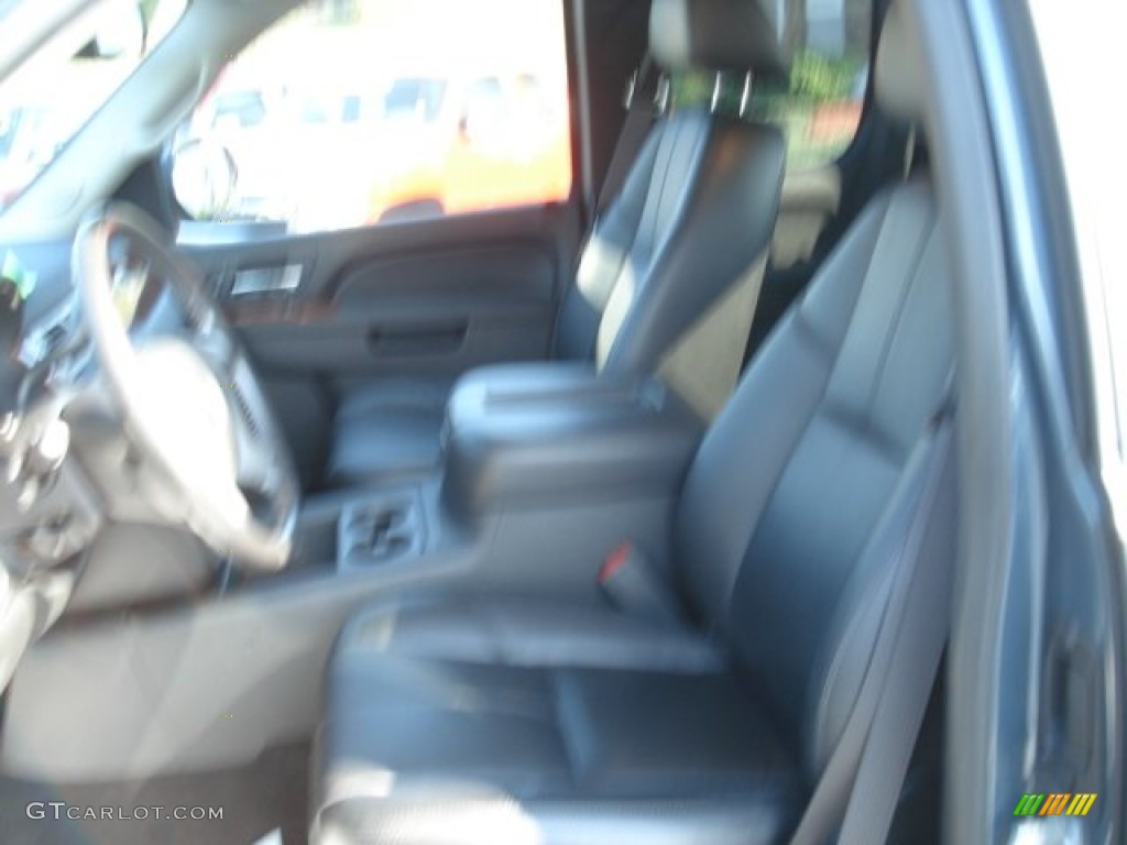 2011 Sierra 2500HD SLT Extended Cab 4x4 - Stealth Gray Metallic / Ebony photo #11