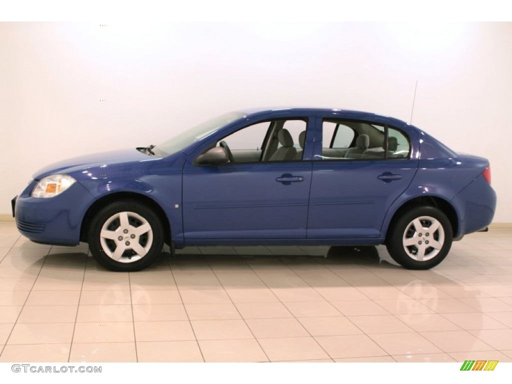 Blue Flash Metallic 2008 Chevrolet Cobalt LS Sedan Exterior Photo #72803908