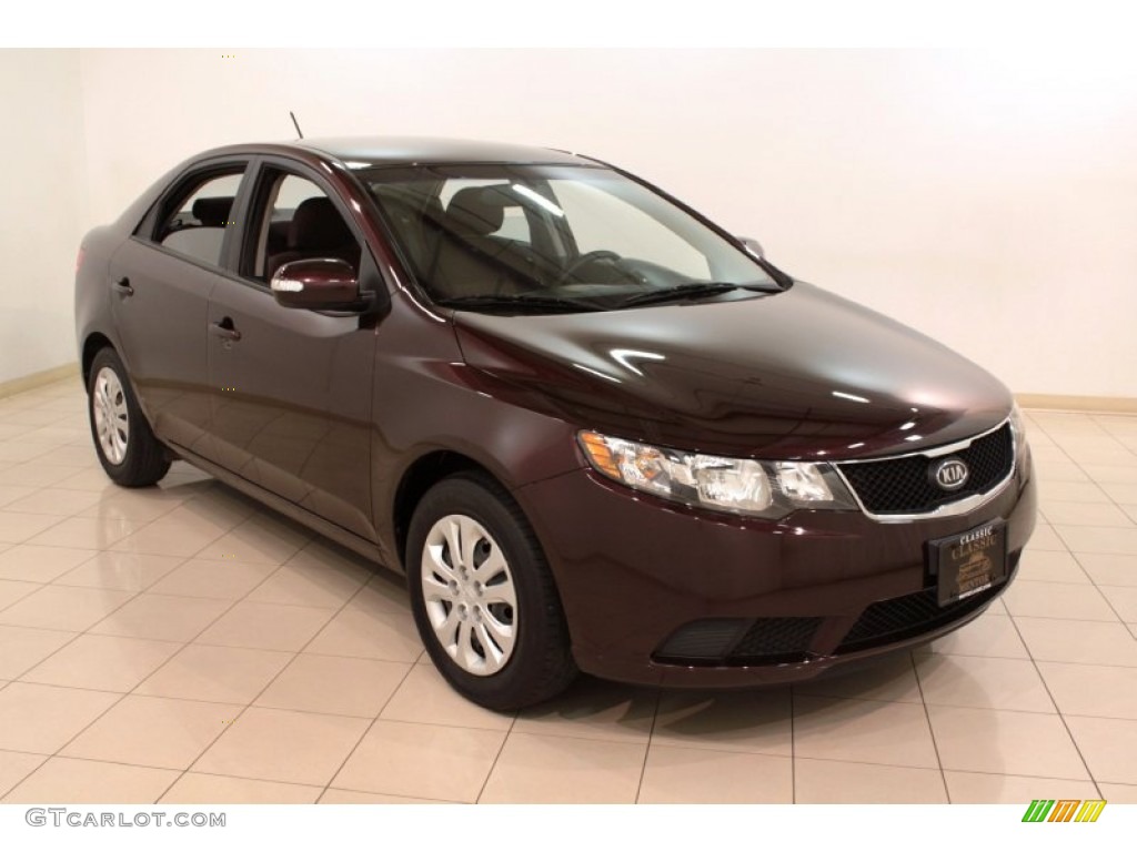 2010 Forte EX - Dark Cherry / Coffee photo #1