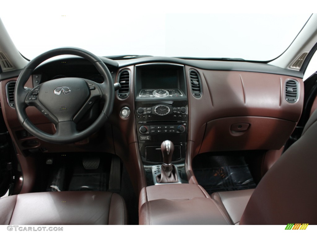 2008 Infiniti EX 35 Journey AWD Chestnut Dashboard Photo #72804250