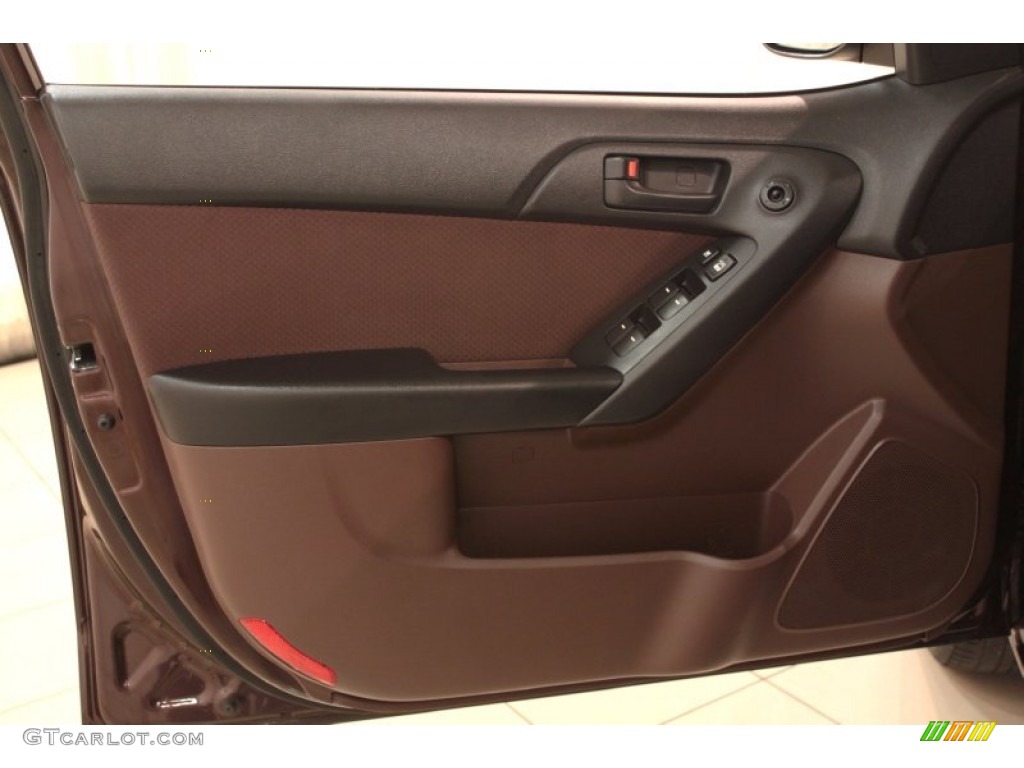 2010 Kia Forte EX Coffee Door Panel Photo #72804298