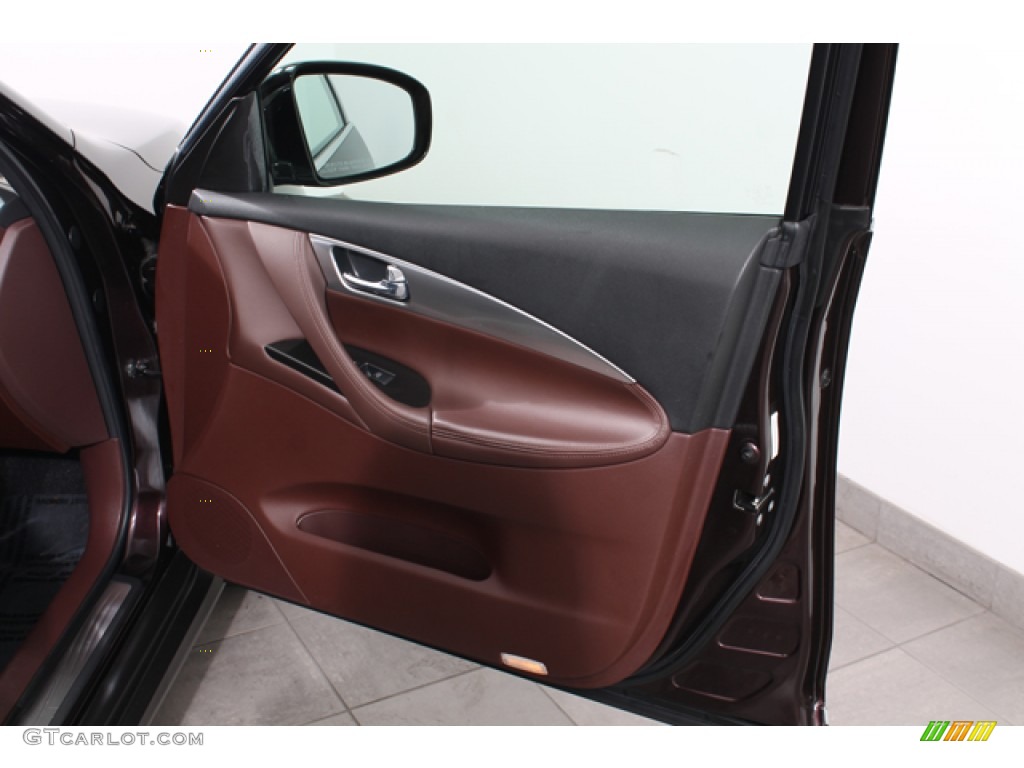 2008 Infiniti EX 35 Journey AWD Chestnut Door Panel Photo #72804463
