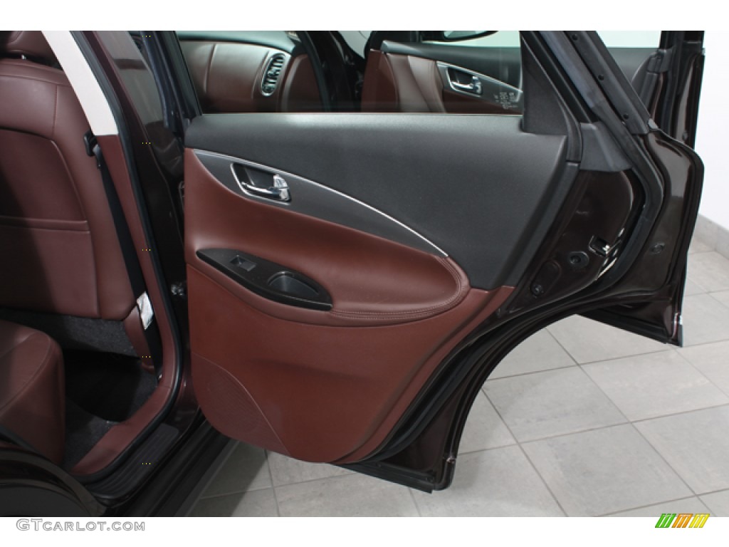 2008 Infiniti EX 35 Journey AWD Chestnut Door Panel Photo #72804493