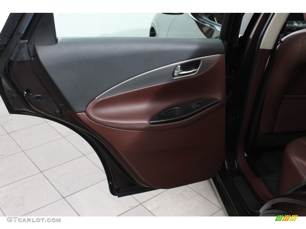 2008 Infiniti EX 35 Journey AWD Chestnut Door Panel Photo #72804522