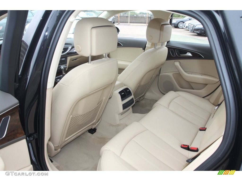 2013 Audi A6 3.0T quattro Sedan Rear Seat Photo #72804547